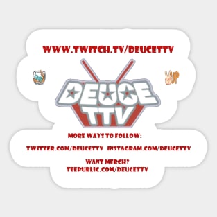 DEUCETTV PROMO Sticker